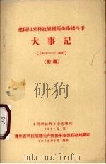 建国以后科技战线两条路线斗争  大事记  1949-1966  初稿（1968 PDF版）