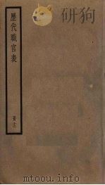 历代职官表  12（ PDF版）