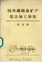 国外磷酸盐矿产综合加工利用译文集 1990 PDF电子版封面 中国化工勘察设计协会矿山设计协会
