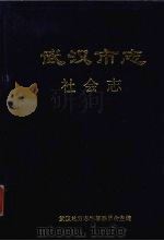 武汉市志 社会志 1997.08 PDF电子版封面 7307024632 武汉地方志编纂委员会主编