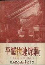 平炉快速炼钢 荣获列宁勋章及劳动红旗勋章的莫斯科“镰刀与锤子”冶金工厂 1955 PDF电子版封面 (苏)雅村斯卡娅(О.И.Яцунская)著;傅师曾译