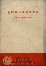 怎样延长高炉的寿命 1959 PDF电子版封面 15114.69 中国共产党四川重庆市委钢铁办公室编