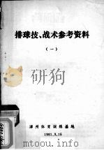 排球技、战术参考资料  1（1981 PDF版）