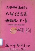 大闹满春园 大型传统连续剧 初稿 PDF电子版封面