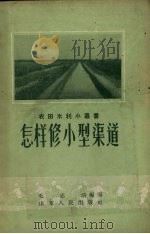 怎样修小型渠道（1957 PDF版）