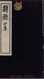 辞源 卯集 PDF电子版封面