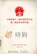 宁波市第十一届人民代表大会第二次会议文件汇编（1999 PDF版）