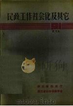 民政工作社会化及其它论文集（1992 PDF版）