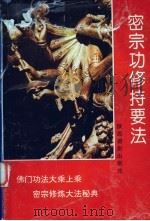 密宗功修持要法 1993 PDF电子版封面 7805910472 刘青平,刘渺主编