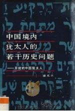 中国境内犹大人的若干历史问题 开封的中国犹大人 1988 PDF电子版封面 7301007213 潘光旦著