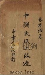 中国民族之改造  一名，中国民族之衰老与再生（1935 PDF版）