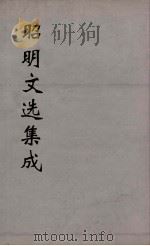 昭明文选集成 28 1767 PDF电子版封面 (梁)萧统编