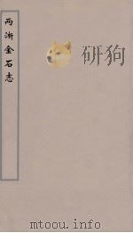 两浙金石志  9（ PDF版）
