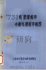 “731机”管理程序中断处理程序框图（1976 PDF版）