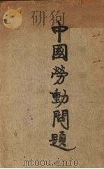 中国劳动问题 1926 PDF电子版封面 唐海著