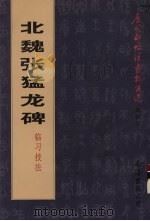 北魏张猛龙碑临习技法（1998 PDF版）