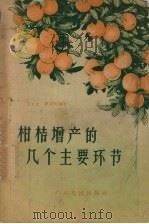 柑桔增产的几个主要环节 1956 PDF电子版封面 16111·22 温文光,伊钦恒编著