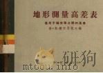 地形测量高差表  适用于确定两点间的高差（1956 PDF版）