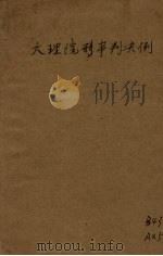 大理院刑事判决例  甲编（1917 PDF版）