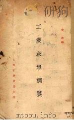 工业政策纲要 1940 PDF电子版封面 黄通编