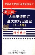 新大纲大学英语词汇星火式巧记速记 1-4级 1999 PDF电子版封面 7506226499 马德高编著