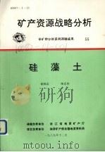 矿产资源战略分析  单矿种分析系列课题成果  55  硅藻土（1989 PDF版）
