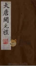 大唐开元礼 8 PDF电子版封面