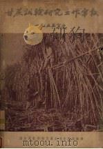 甘蔗试验研究工作汇报 1955年度 1955 PDF电子版封面 国营广东制糖工业公司甘蔗试验场编