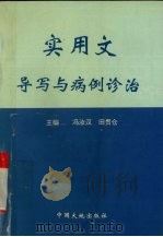 实用文导写与病例诊治 1996 PDF电子版封面 7800970787 冯汝汉,田贵仓主编