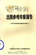 出国参观考察报告 匈牙利房屋建筑地基基础处理技术 1984 PDF电子版封面 中国建筑技术发展中心建筑情报研究所编
