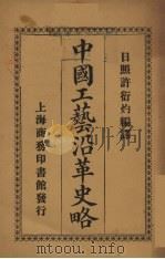 中国工艺沿革史略 1918 PDF电子版封面 许衍灼编