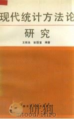 现代统计方法论研究 1991 PDF电子版封面 7536910509 王根良,彭国富编著