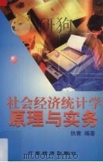 社会经济统计学原理与实务 1998 PDF电子版封面 7806323503 扶青编著