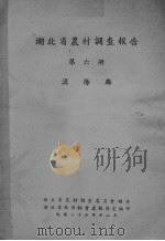 湖北省农村调查报告  第6册（ PDF版）