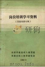 岗位培训学习资料  技能培训专辑（1992 PDF版）