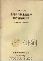 1990年全国农作物主要品种推广情况统计表（1991 PDF版）