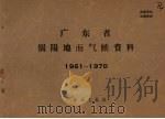 广东省揭阳地面气候资料  1961-1970（ PDF版）