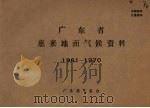 广东省惠来地面气候资料  1961-1970（ PDF版）