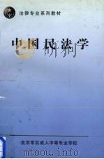 中国民法学 PDF电子版封面