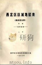 西北区区域地层表  陕西省分册  上（ PDF版）