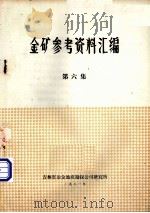 金矿参考资料汇编 第6集 1981 PDF电子版封面 吉林省冶金地质勘探公司研究所