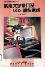 实用文字录入及DOS操作速成 1995 PDF电子版封面 7307019019 邓汉平主编;陈丽萍等编著
