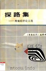 探路集  海南经济论文选   1991  PDF电子版封面  7805706859  陈录光主编 