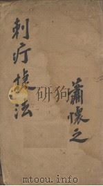 刺疔捷法（ PDF版）
