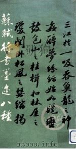 苏轼行书墨迹八种（1991 PDF版）