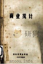 商业统计 1978 PDF电子版封面 《商业统计》编写组编