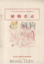 广东省封开县黑石顶自然保护区植物名录（1981.01 PDF版）