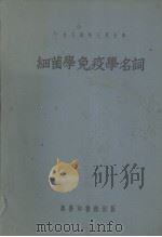 细菌学免疫学名词（1951 PDF版）