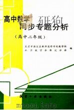 高中数学同步专题分析  高中二年级（1993 PDF版）