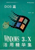 Windows 3.X活用精华集 DOS篇 1994 PDF电子版封面 7507708853 林奕晖编著